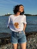 Load image into Gallery viewer, The Hazel Bear Everyday Tee🌿👕 🎀
